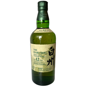 Hakushu 100 Year Anniversary 12 Year Old Single Malt Whisky bottle