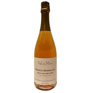 Val de Mer French Sparkling Brut Nature Rosé