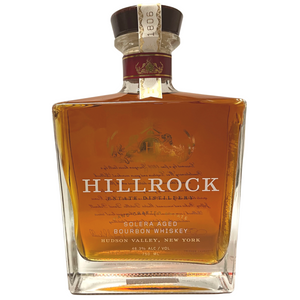 Hillrock Solera Aged Bourbon bottle